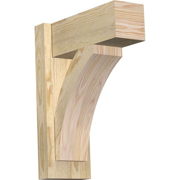 Ekena Millwork Thorton Block Rough Sawn Outlooker, Douglas Fir, 6"W x 14"D x 18"H OUT06X14X18THR05RDF - main